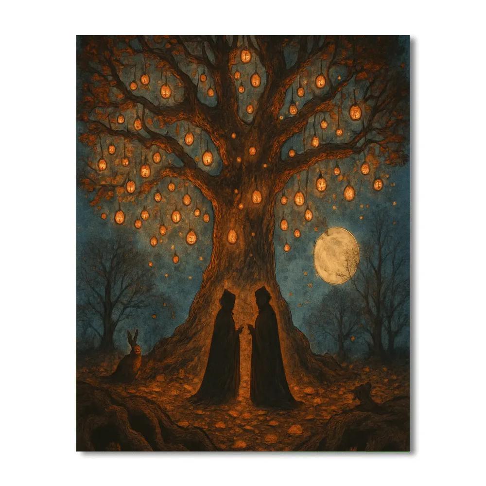 Lantern Oak Council Number painting