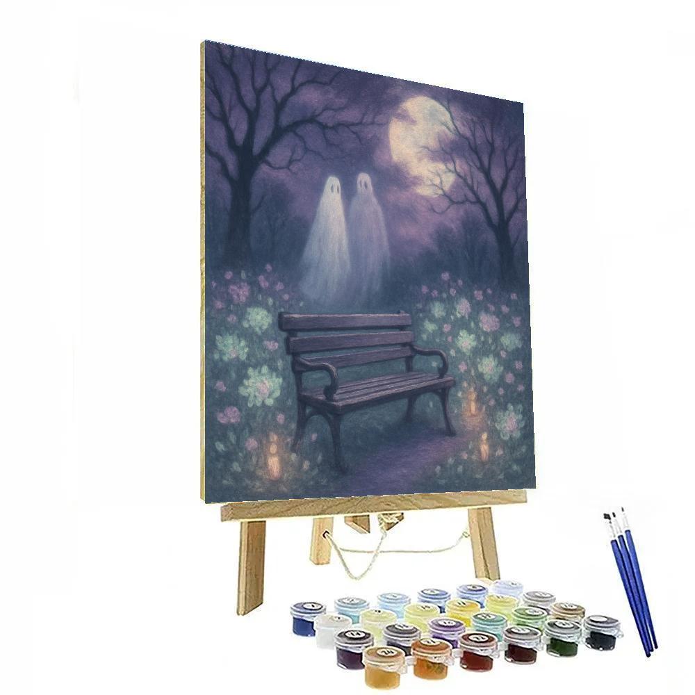 Phosphor Garden Bench painting number kit