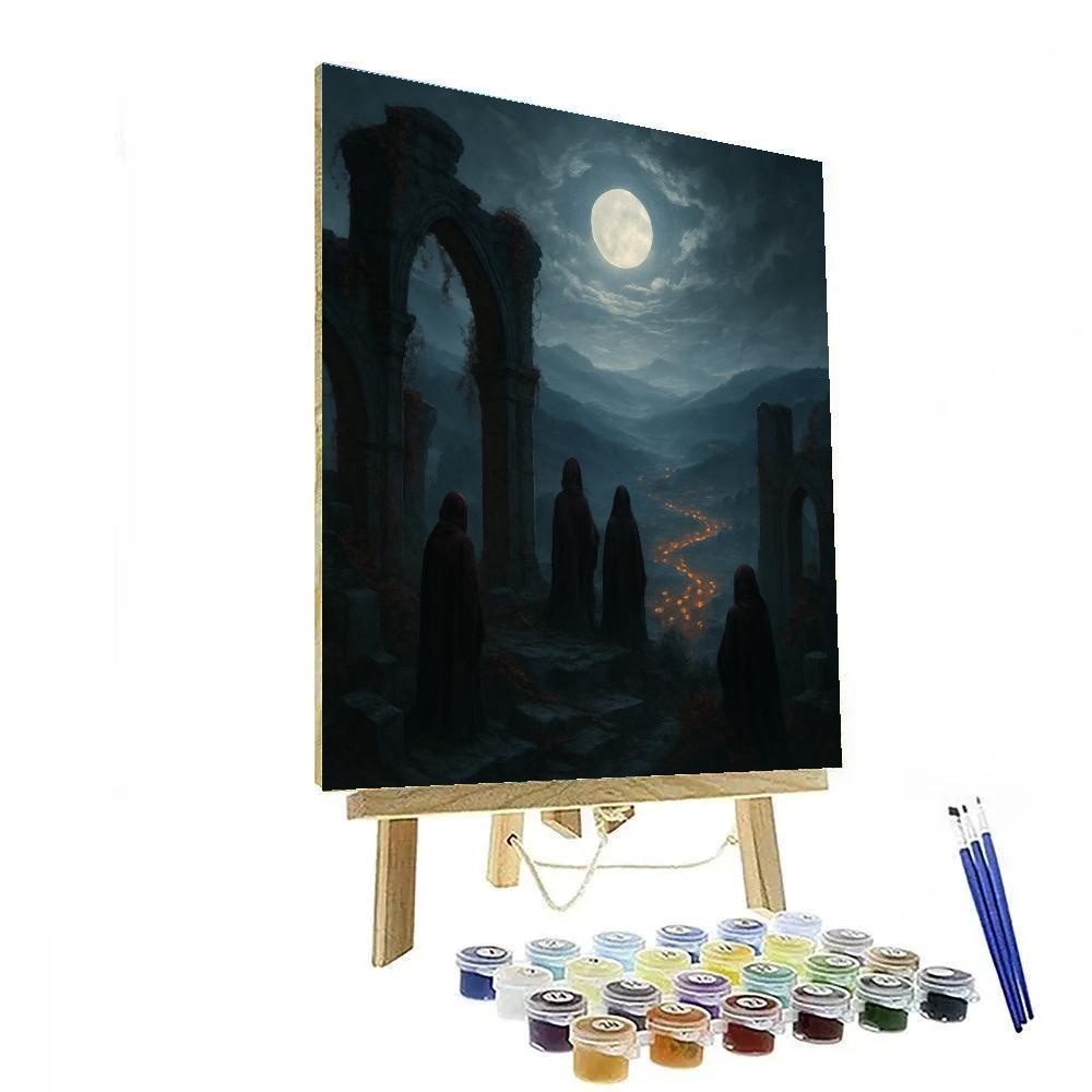 Ruin Lantern Overlook paint by numbers