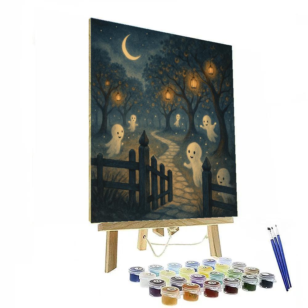 Nocturne Orchard Gate Numbered painting kits