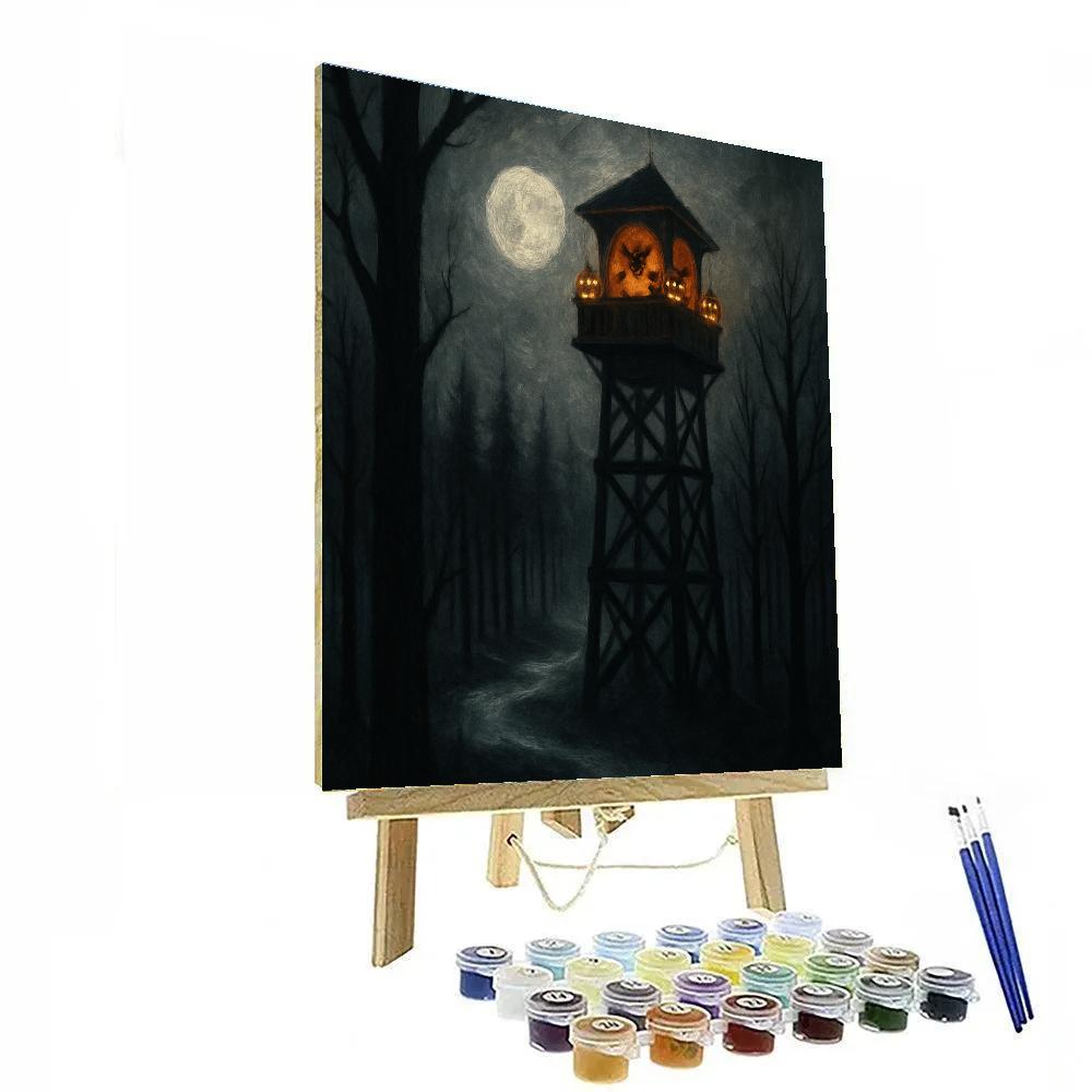 Sable Grove Watchtower paint by numbers