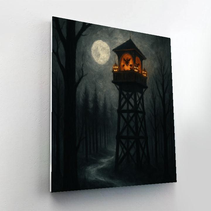 Sable Grove Watchtower paint by numbers