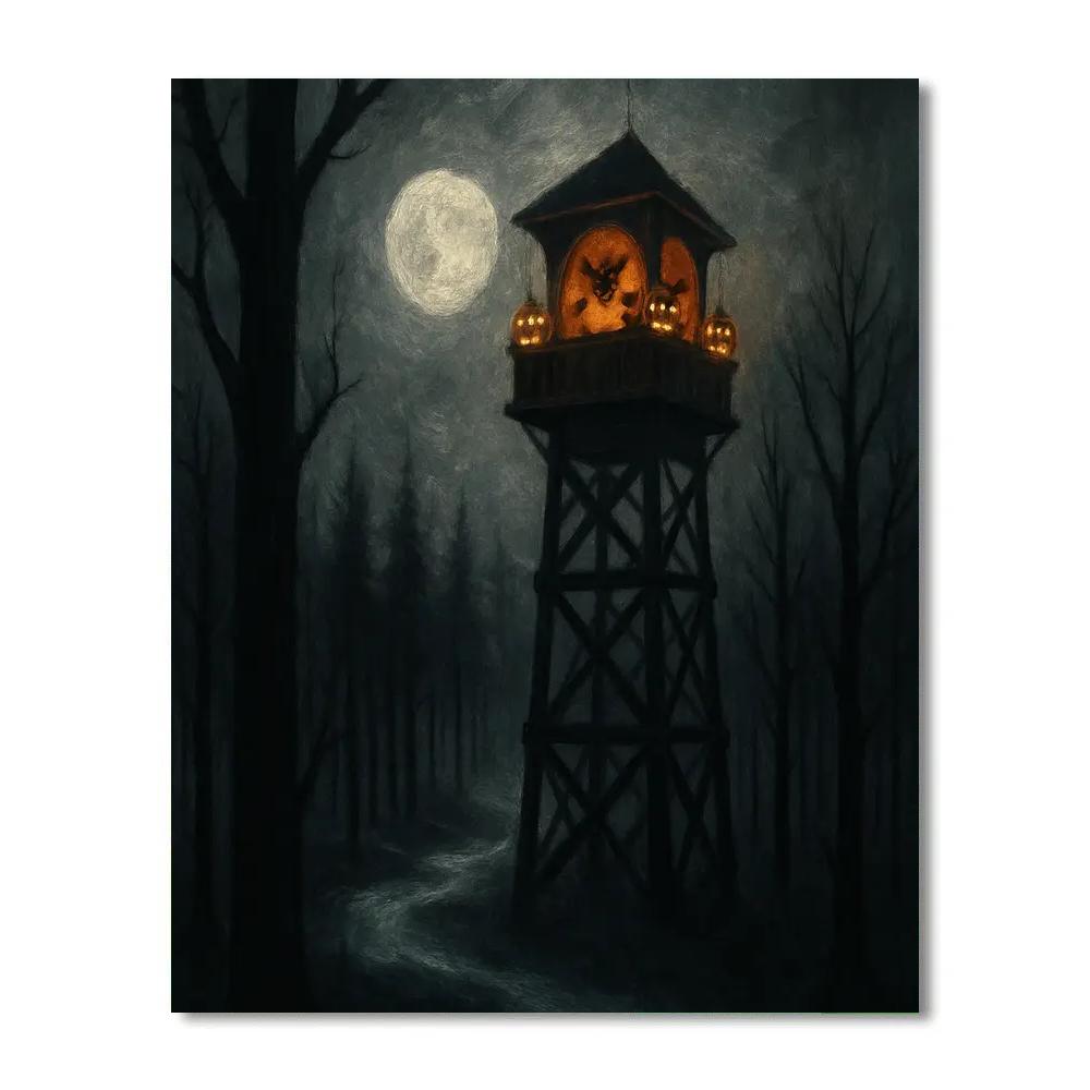 Sable Grove Watchtower paint by numbers