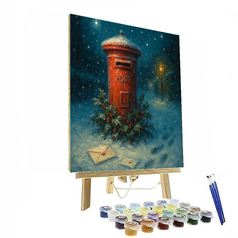 Midnight Postbox Promise Painting by numbers kit