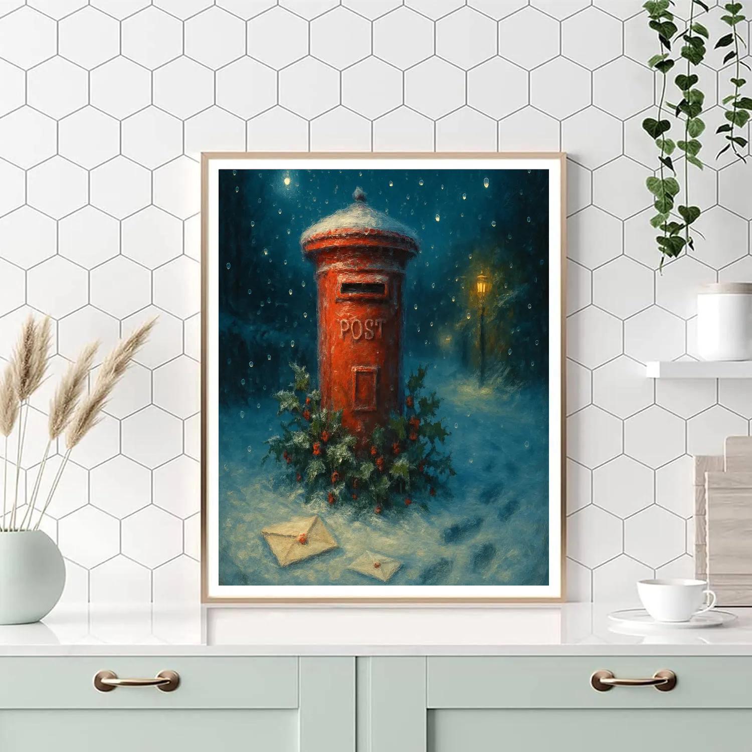 Midnight Postbox Promise Painting by numbers kit