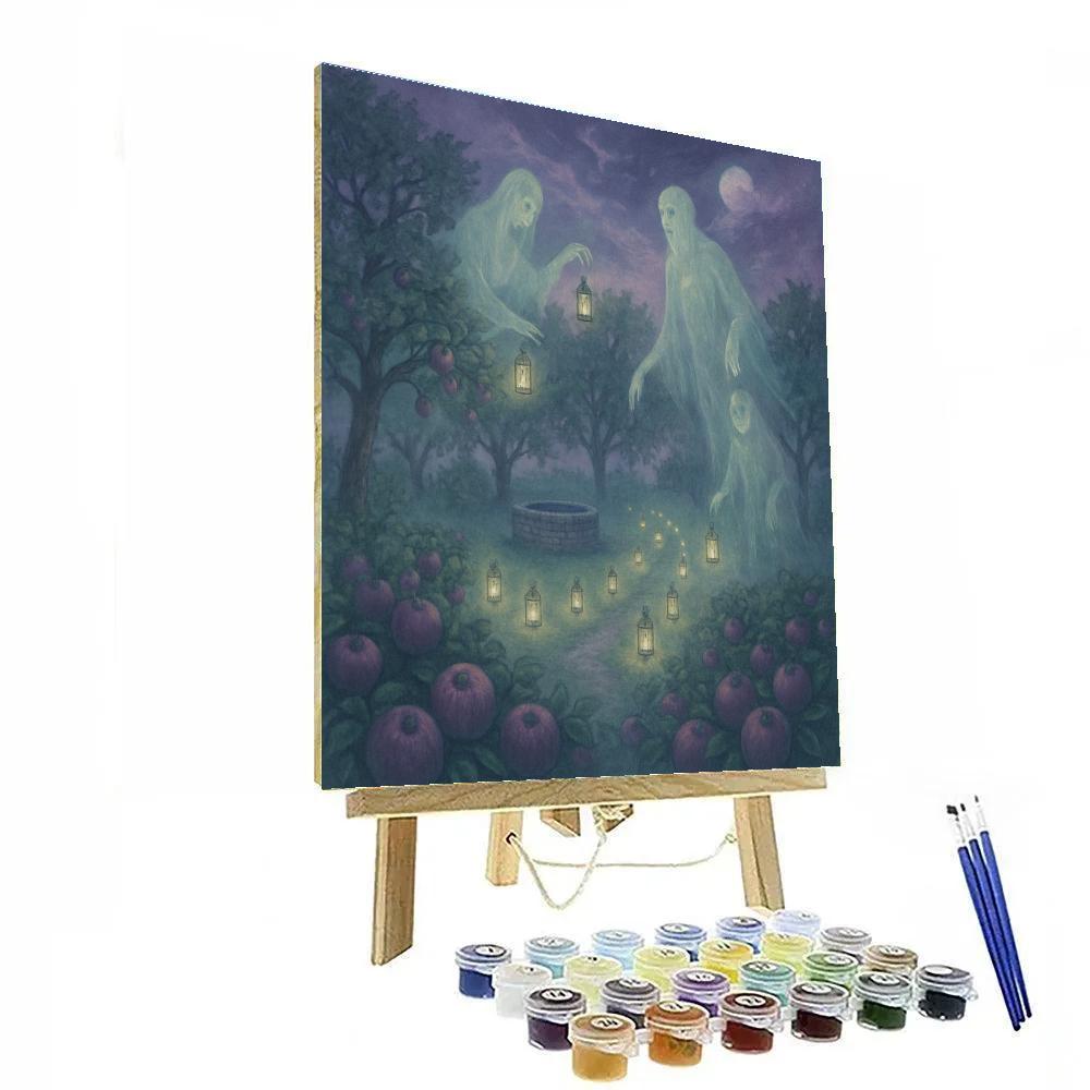 Ghost Orchard Vigil paint by numbers