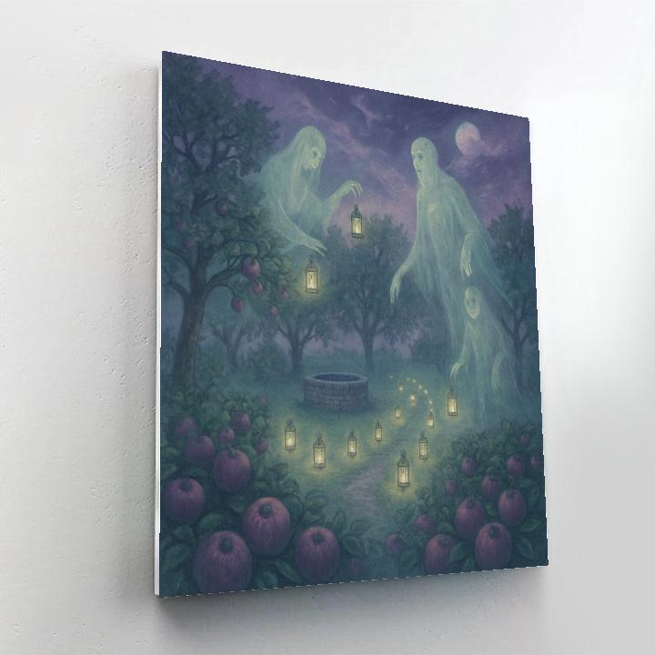 Ghost Orchard Vigil paint by numbers