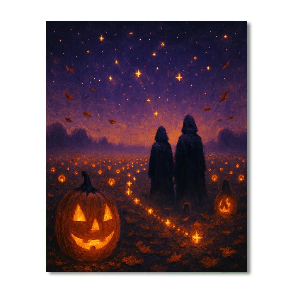 Lantern Field Constellation painting number kit