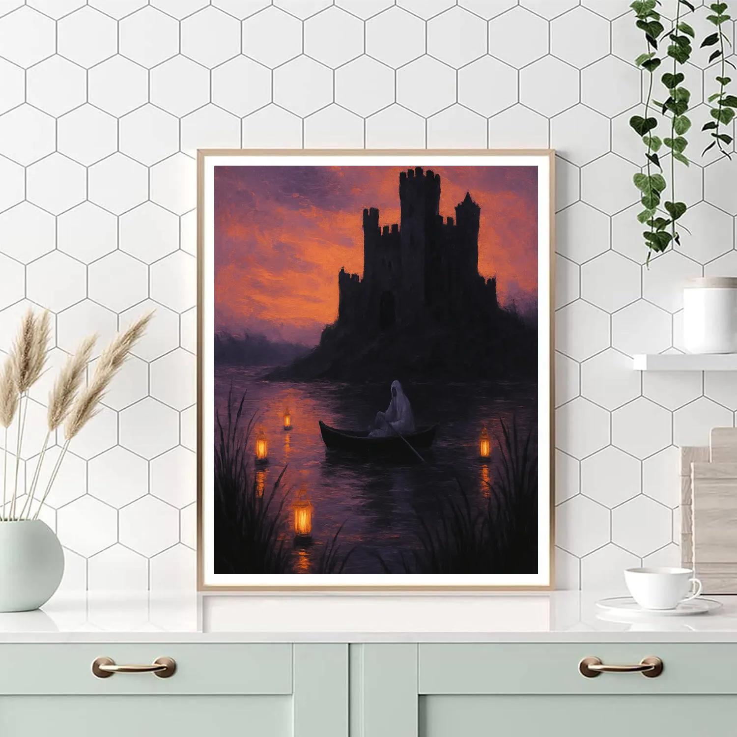 Lantern Keep On Blackwater Paint by numbers kits
