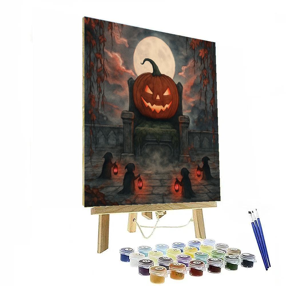 Lantern Court Of The Hollow King paint by color