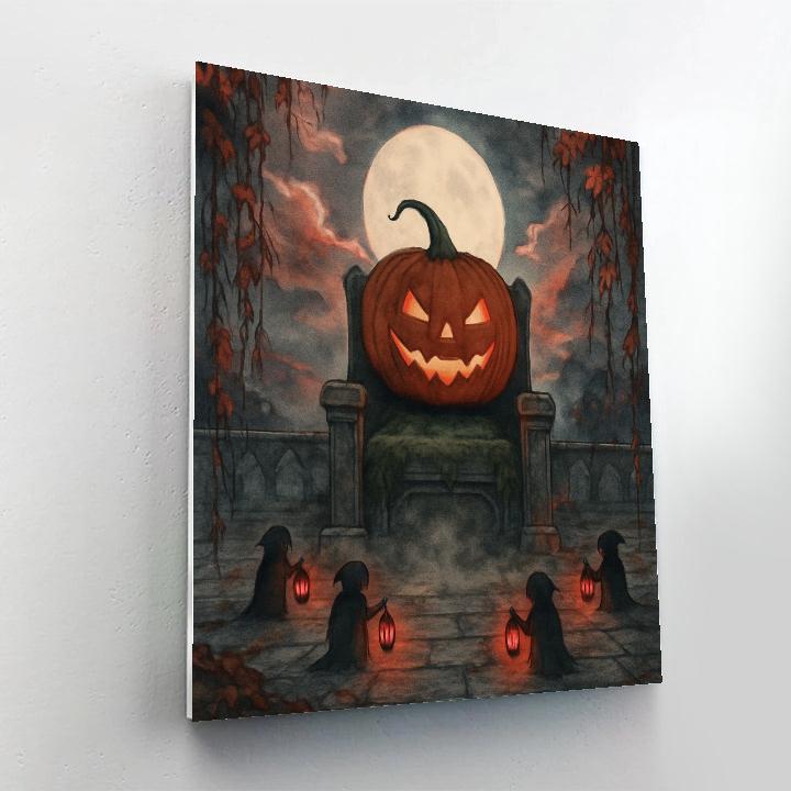 Lantern Court Of The Hollow King paint by color