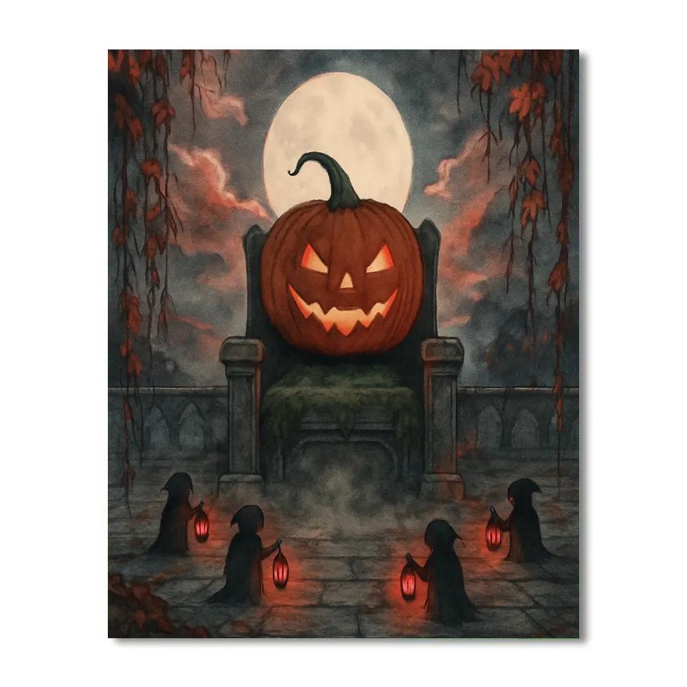 Lantern Court Of The Hollow King paint by color