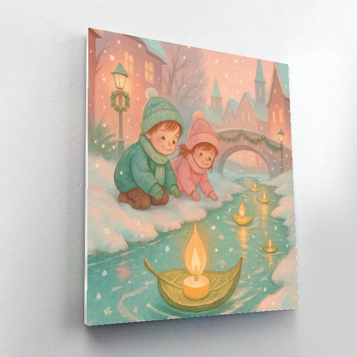Little Lantern Sailors paint by number