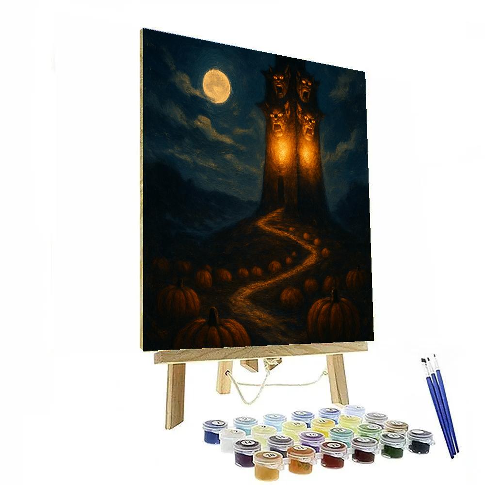 Hollow Lantern Beacon Numbered painting kits