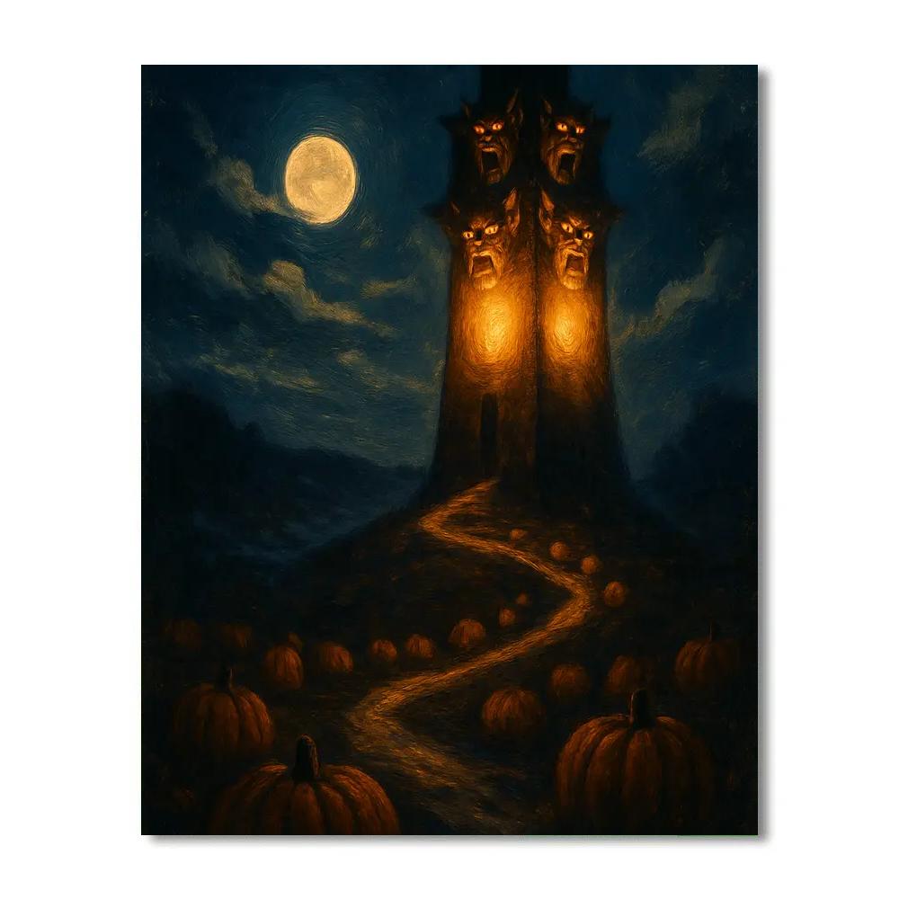 Hollow Lantern Beacon Numbered painting kits