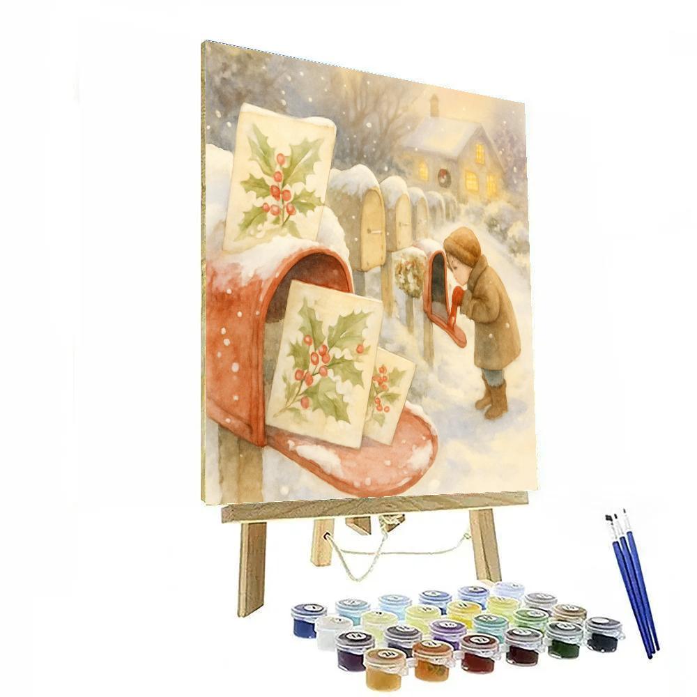 Holly Postcard Lane Paint by numbers kits