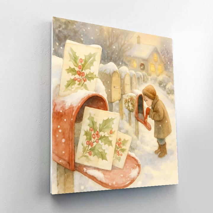 Holly Postcard Lane Paint by numbers kits