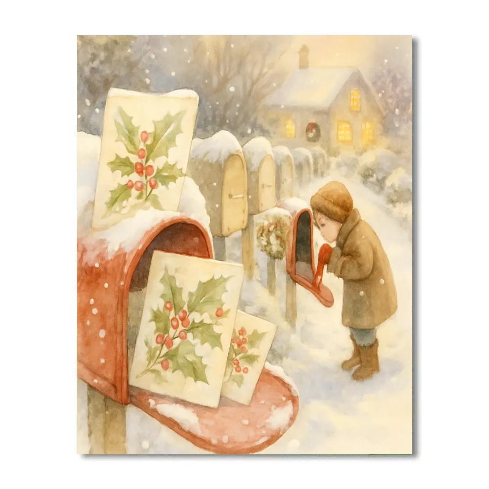 Holly Postcard Lane Paint by numbers kits