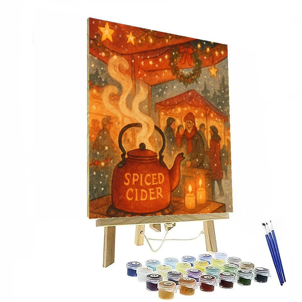 Star Kettle Market paint by numbers
