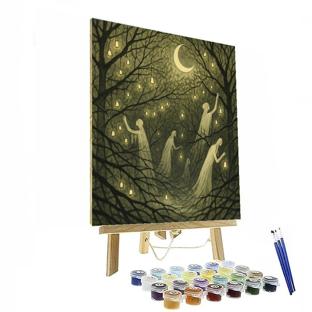 Lantern Thicket Of Silent Bells painting number kit