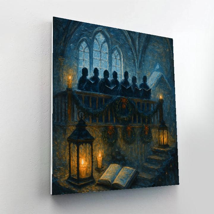 Frosted Lantern Choir Loft Painting by numbers kit