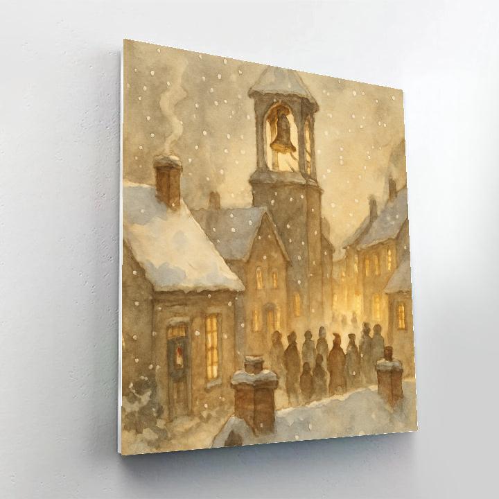 Hushed Belfry Morning Number painting