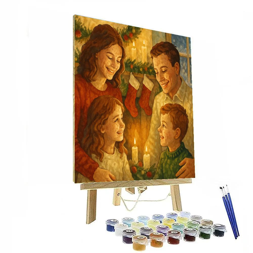 Hearthside Carol paint by numbers