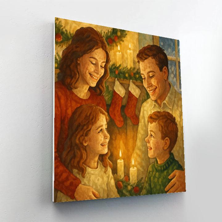 Hearthside Carol paint by numbers
