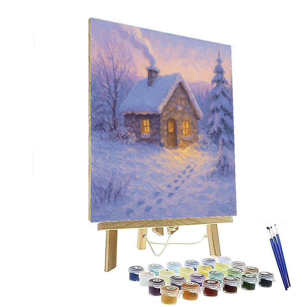 Cottage Smoke At Dawn DIY paint by numbers