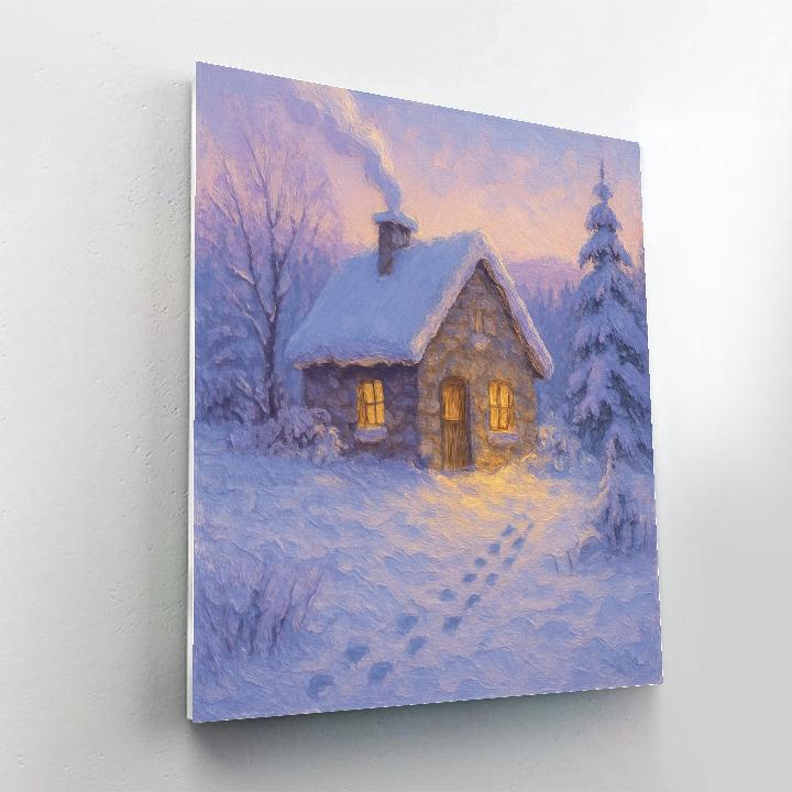 Cottage Smoke At Dawn DIY paint by numbers