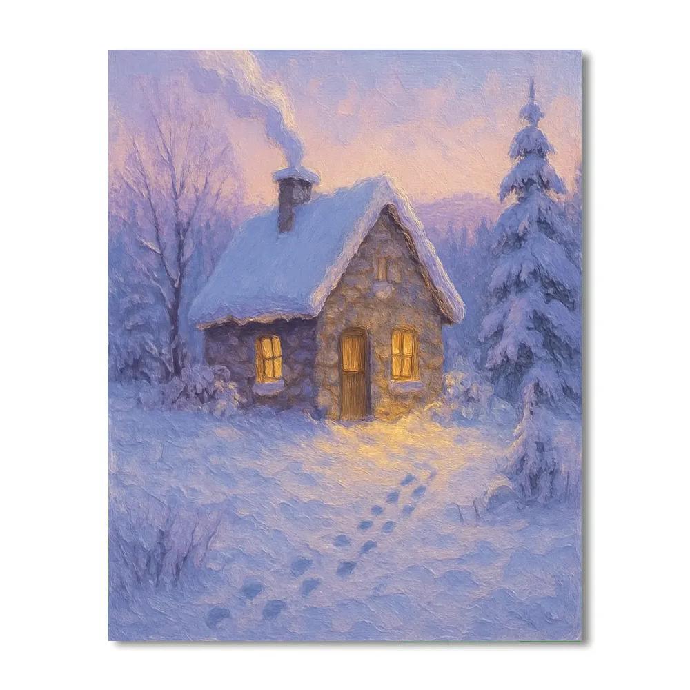 Cottage Smoke At Dawn DIY paint by numbers