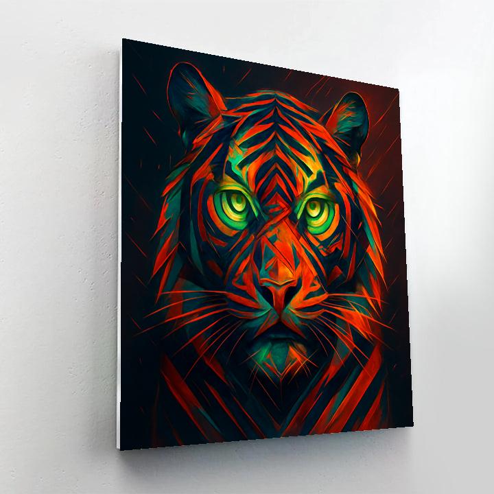 Chromatic Tiger Sigil paint by color