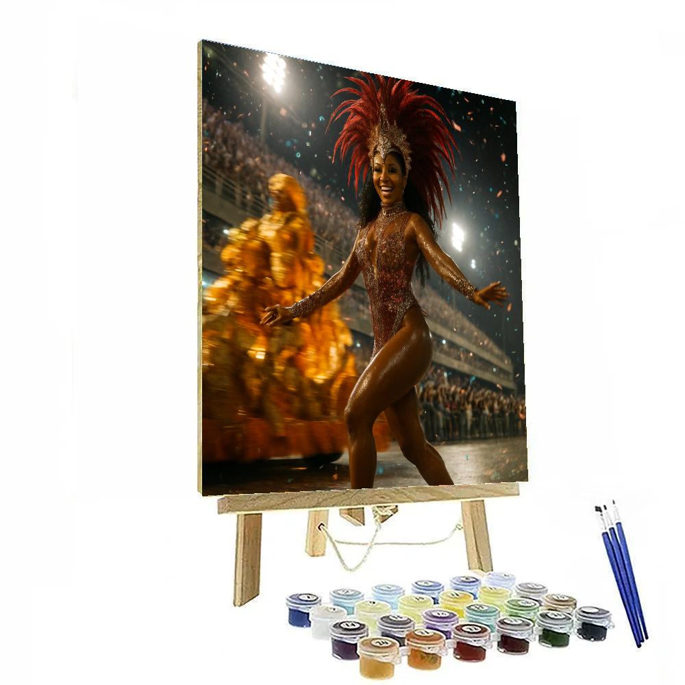 Rio Carnival Samba Night Paint by numbers art