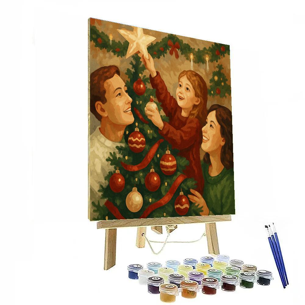 Trimming The Tree Paint by numbers kits