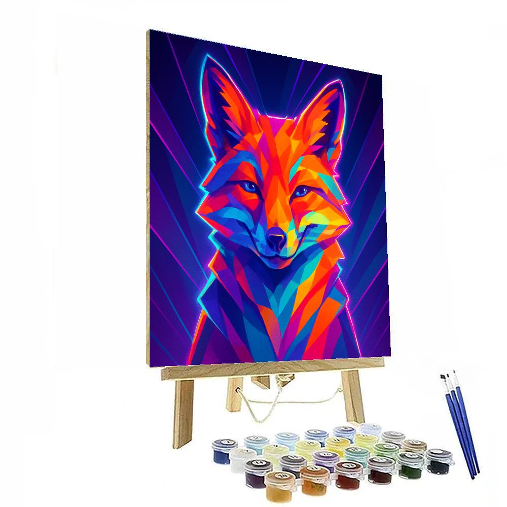 Solar Fox Prism Painting by numbers kit