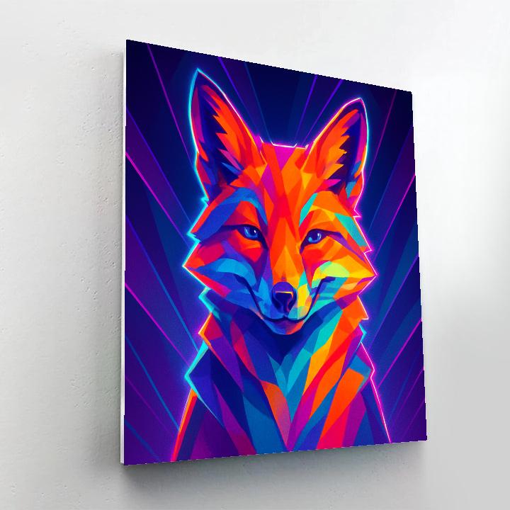 Solar Fox Prism Painting by numbers kit