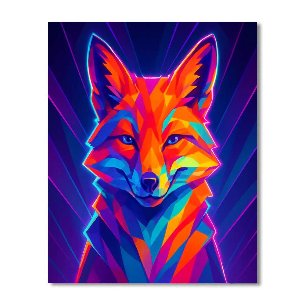 Solar Fox Prism Painting by numbers kit
