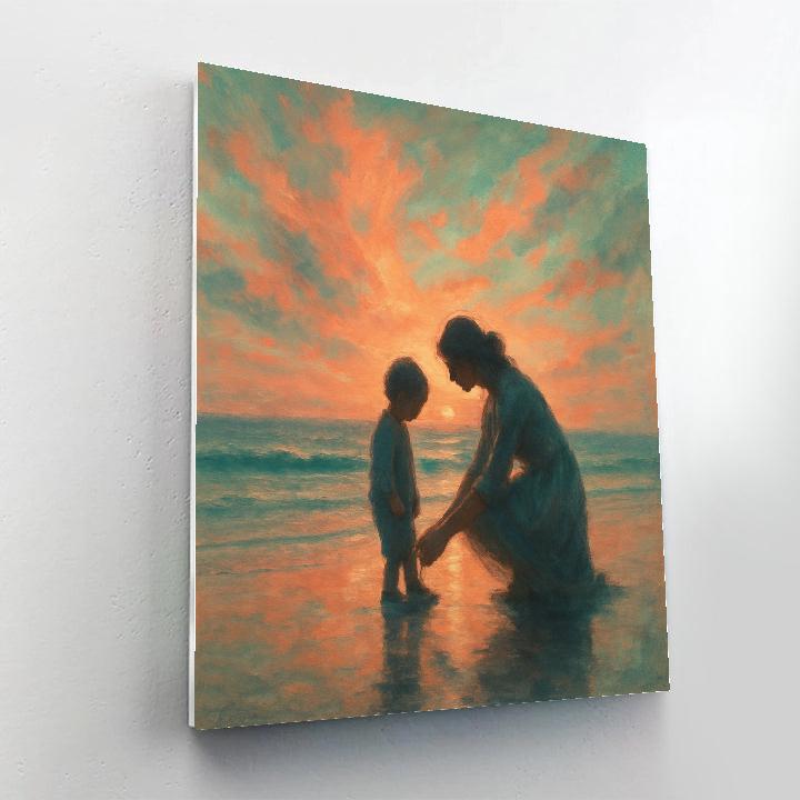 Seaside Sunset Promise Paint by numbers art