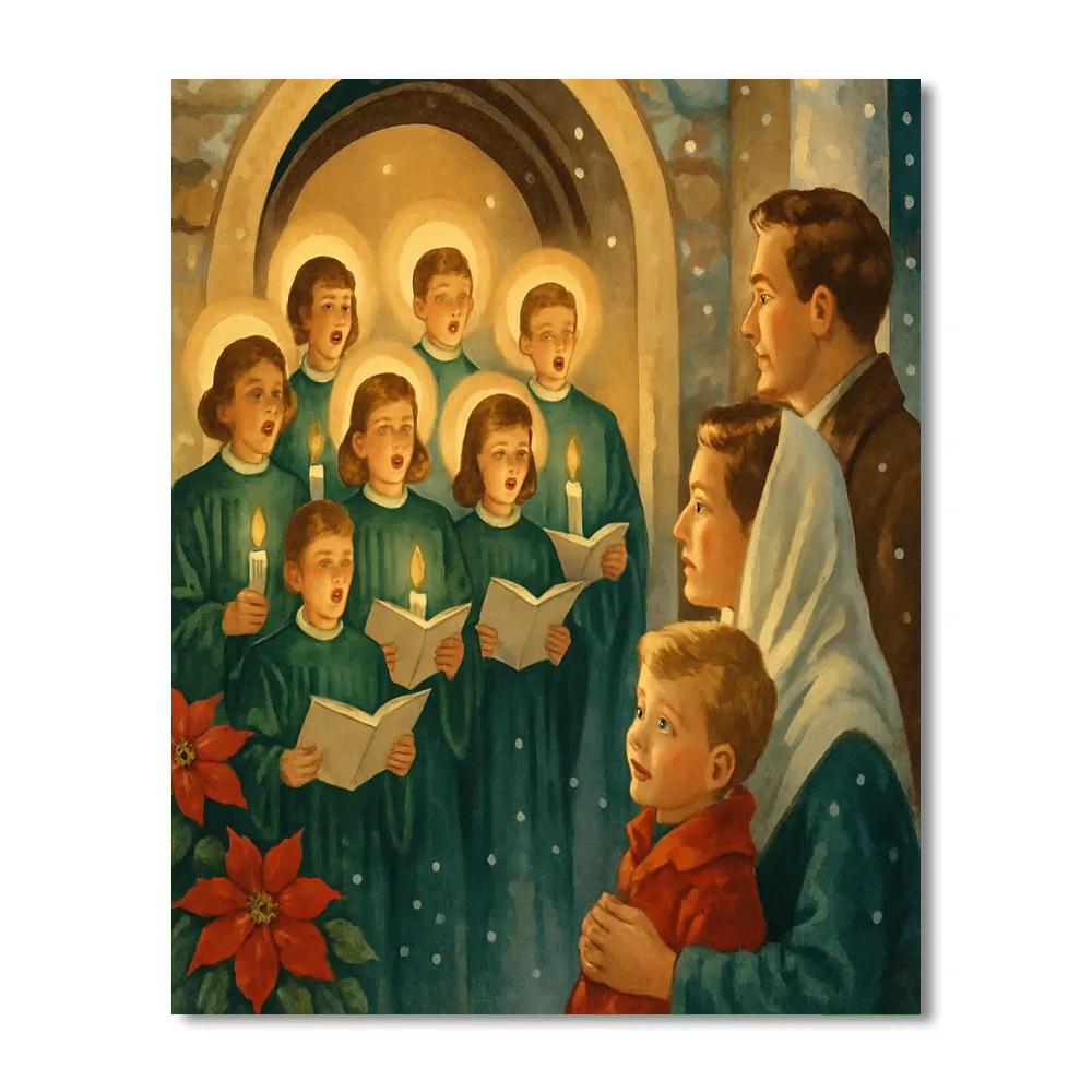 Candlelit Blessing Painting by numbers kit