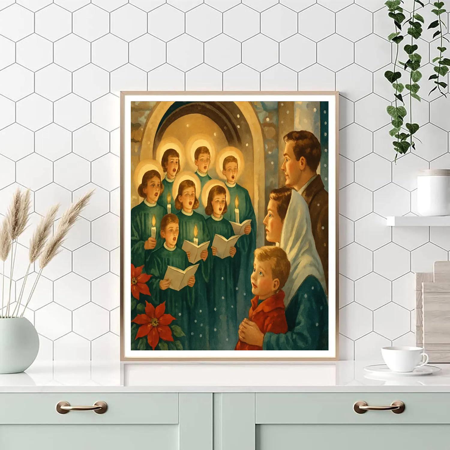 Candlelit Blessing Painting by numbers kit