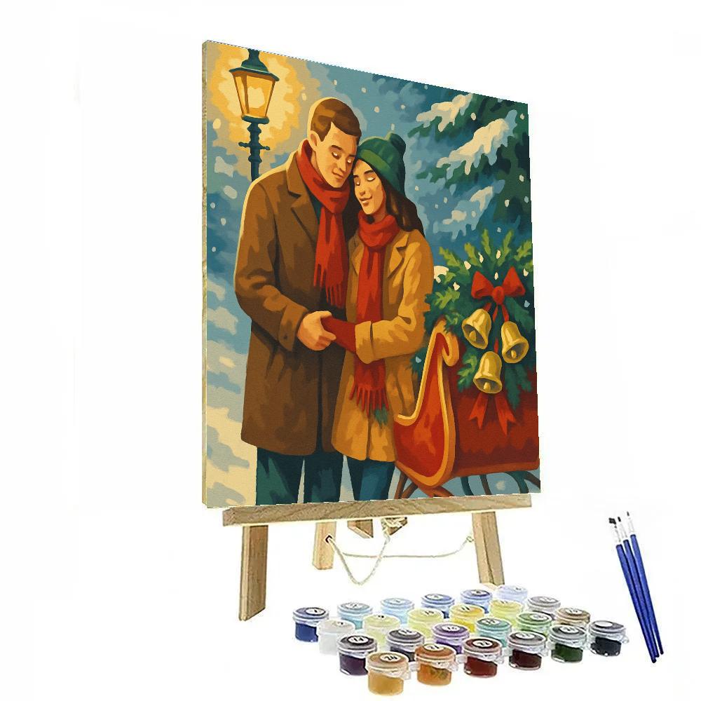 Sleigh Bells Embrace painting number kit