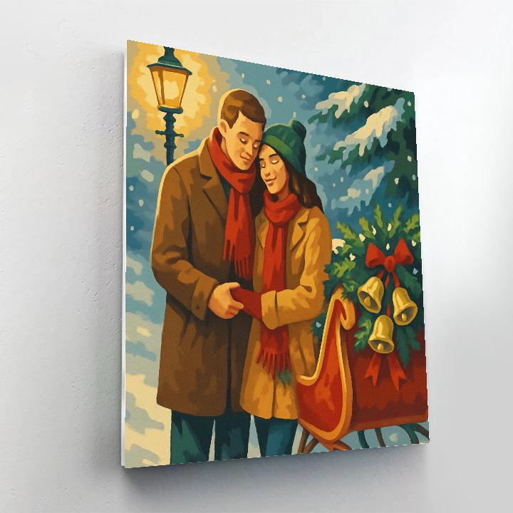 Sleigh Bells Embrace painting number kit