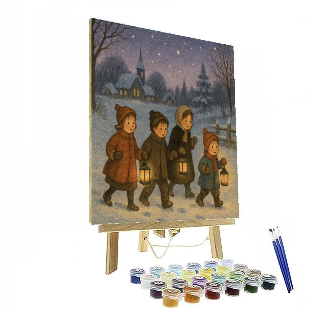 Childrens Lantern Parade Numbered painting kits