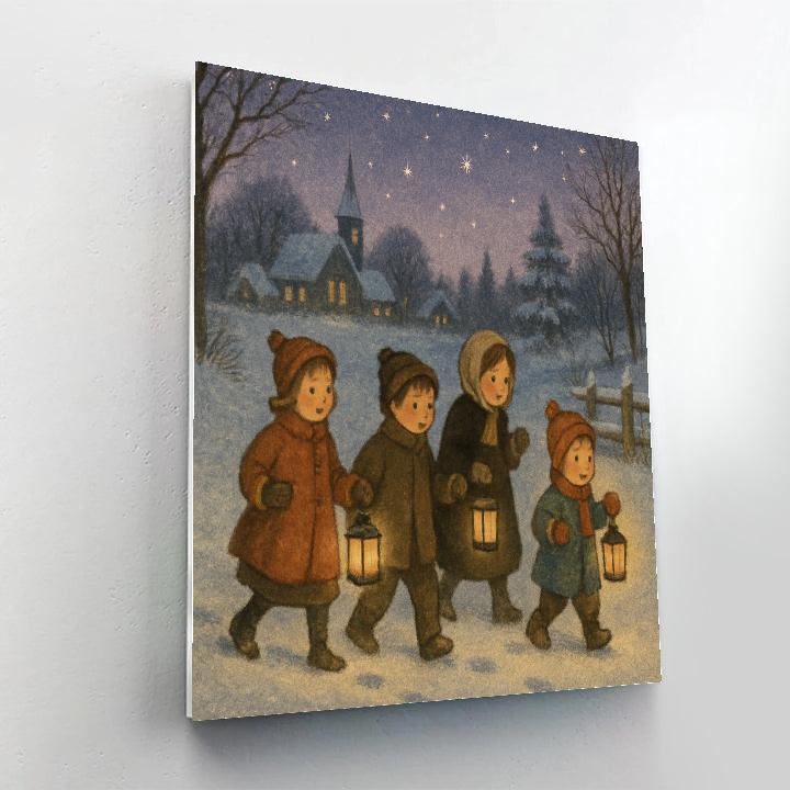 Childrens Lantern Parade Numbered painting kits