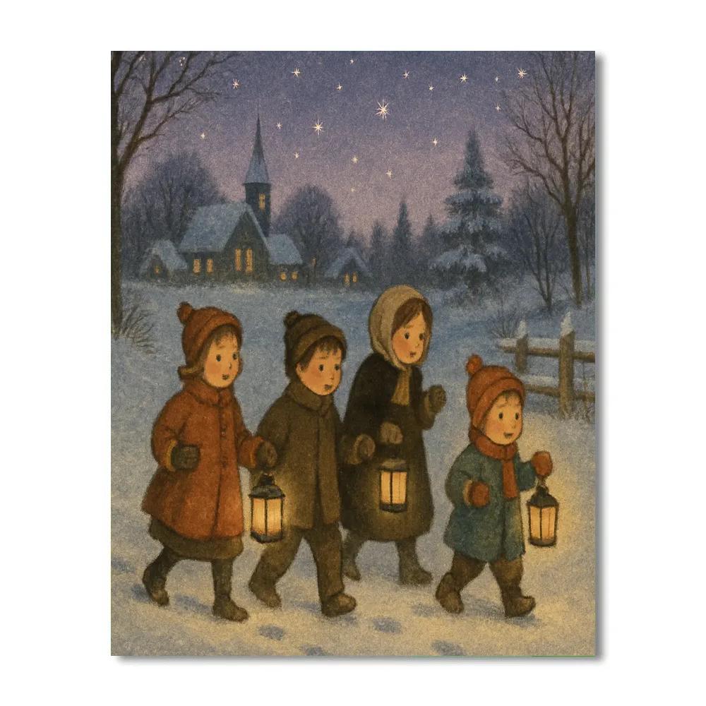 Childrens Lantern Parade Numbered painting kits