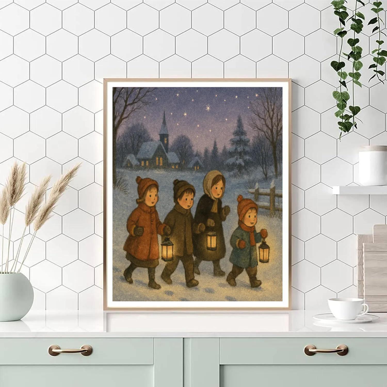 Childrens Lantern Parade Numbered painting kits