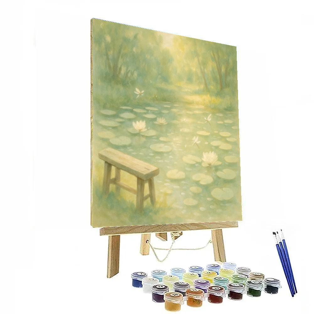 Sunlit Lily Hollow Paint by numbers kits