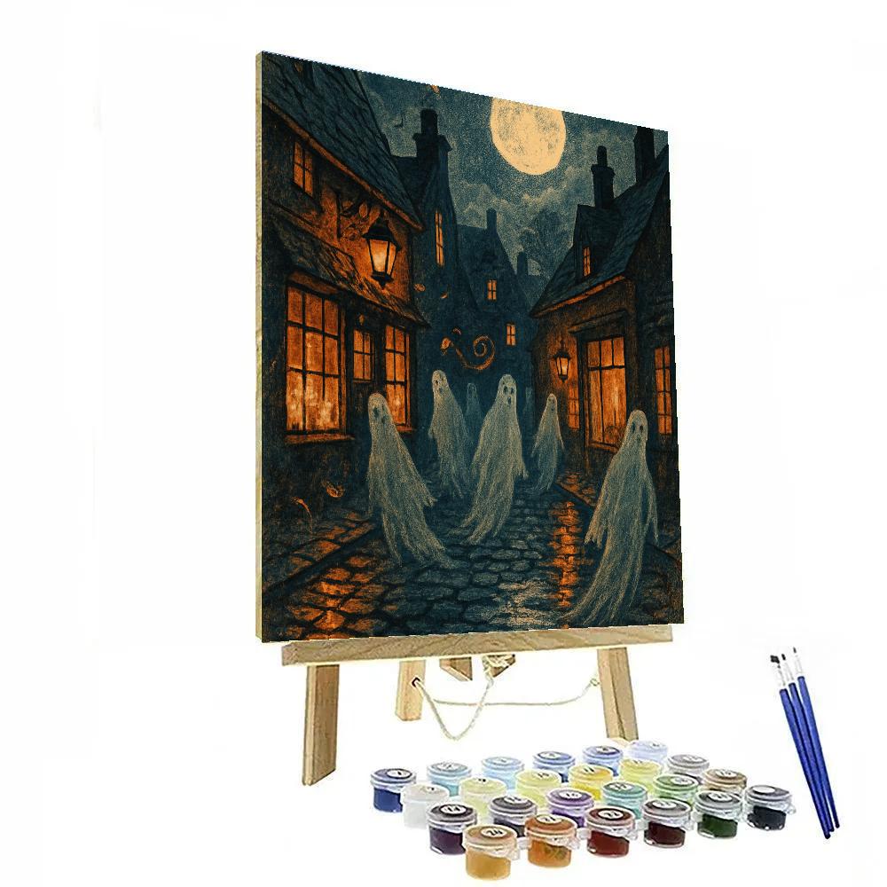 Spectral Village Street Paint by numbers kits