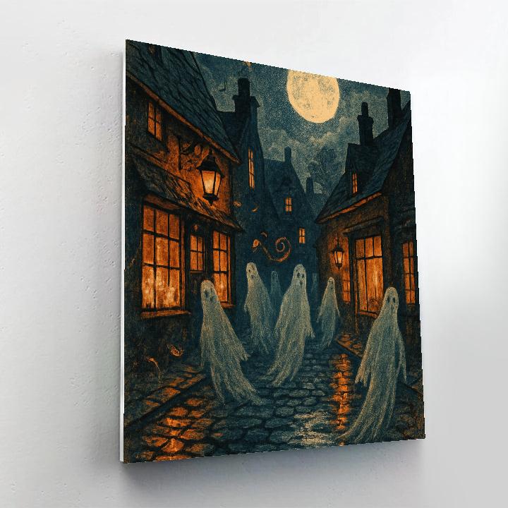 Spectral Village Street Paint by numbers kits