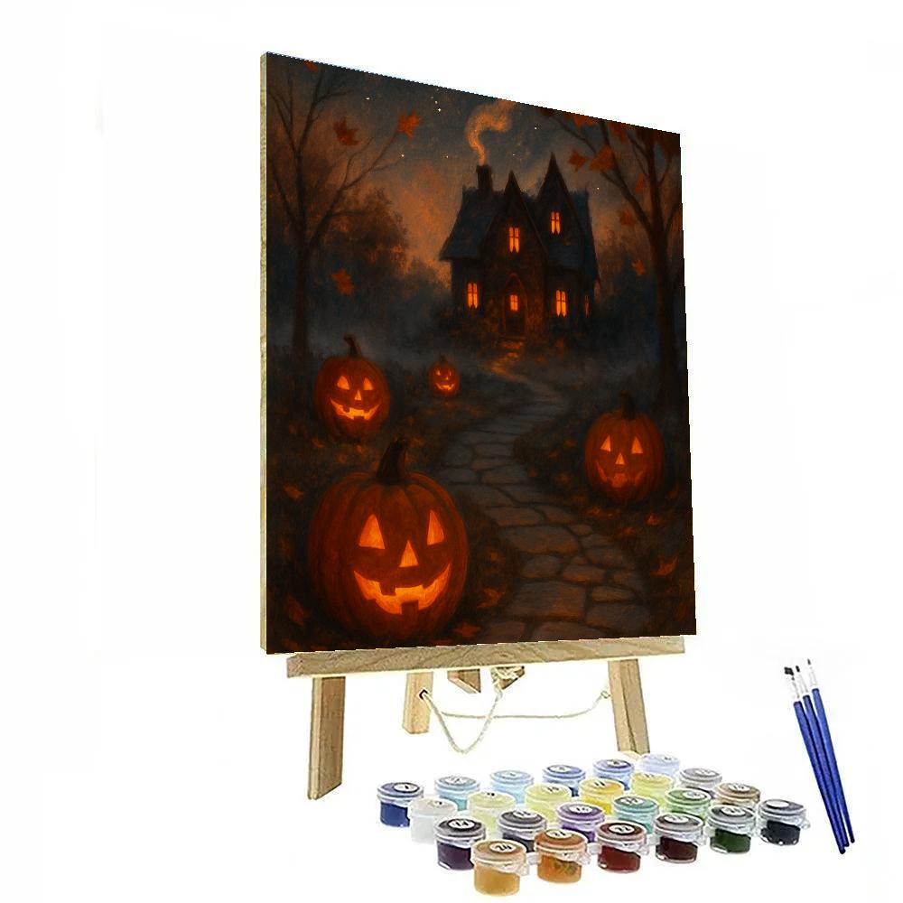 Carved Path To Candlelight Numbered painting kits